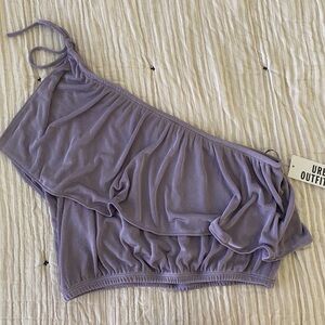 Urban Outfitters Purple One-Shoulder Top